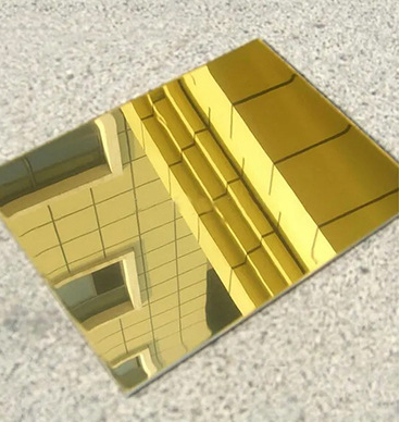 Gương kích thước đặc biệt chấp nhận được ACP trang trí cho quầy lễ tân / KTV / Bar