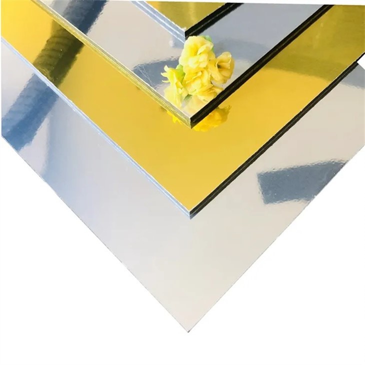 Factory Mirror Color Aluminum Composite Panels 1220*2440mm ACP Sheet