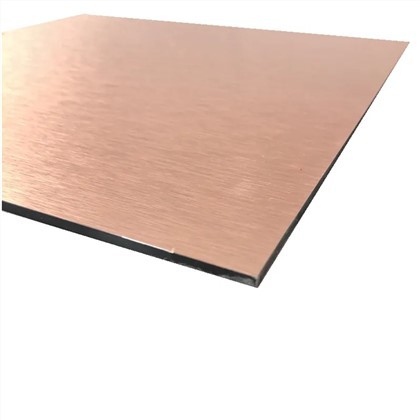 4 * 8ft Bề mặt được chải bằng nhôm tổng hợp Bảng hiển thị Bảng ACP