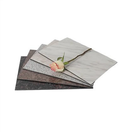 Tấm ACP hoàn thiện bằng đá cẩm thạch