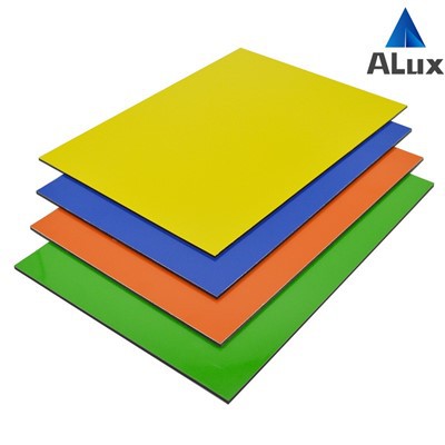 Vật liệu xây dựng Tấm nhôm composite có độ bóng cao